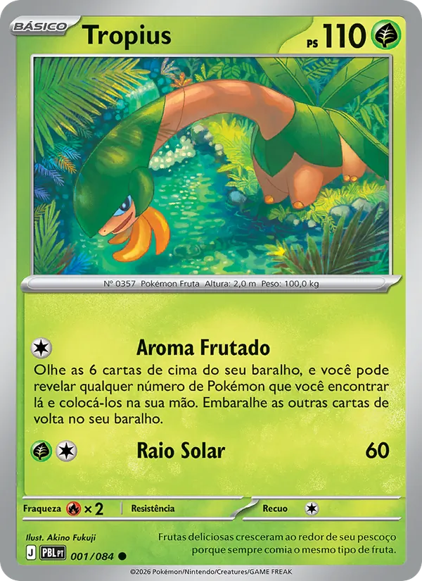 Carta Tropius do set Escuridão Absoluta