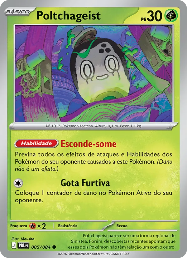 Carta Poltchageist do set Escuridão Absoluta
