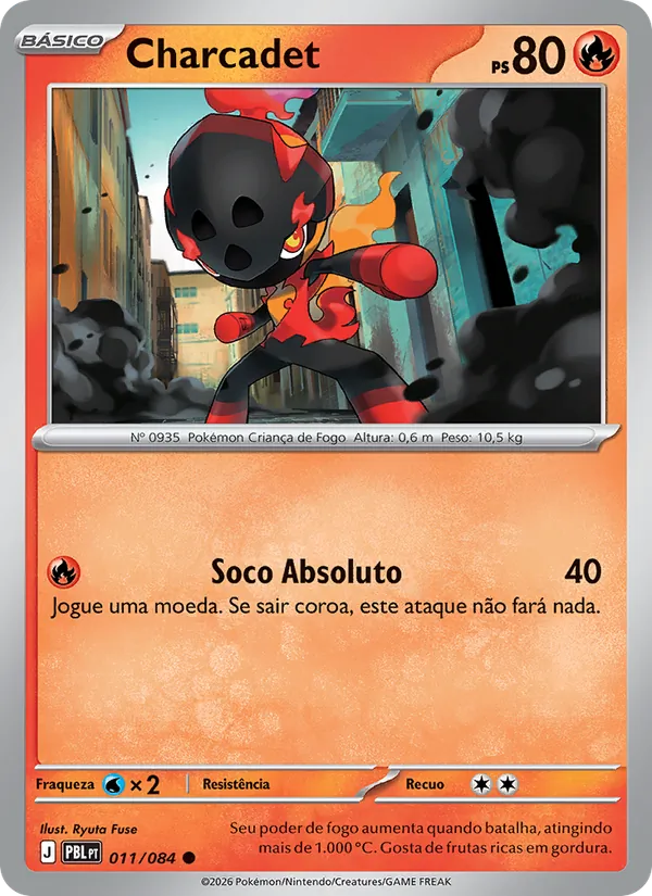 Carta Charcadet do set Escuridão Absoluta
