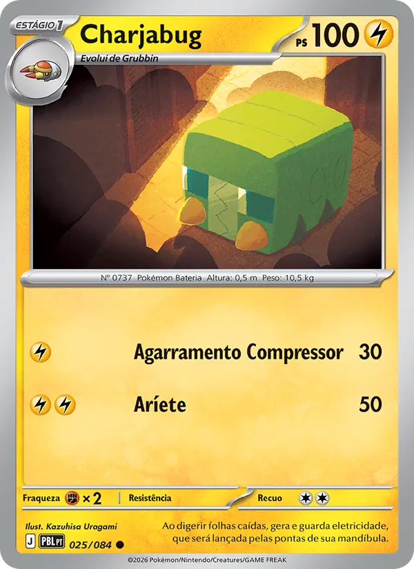 Carta Charjabug do set Escuridão Absoluta