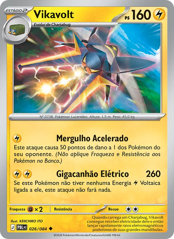 Carta Vikavolt do set Escuridão Absoluta