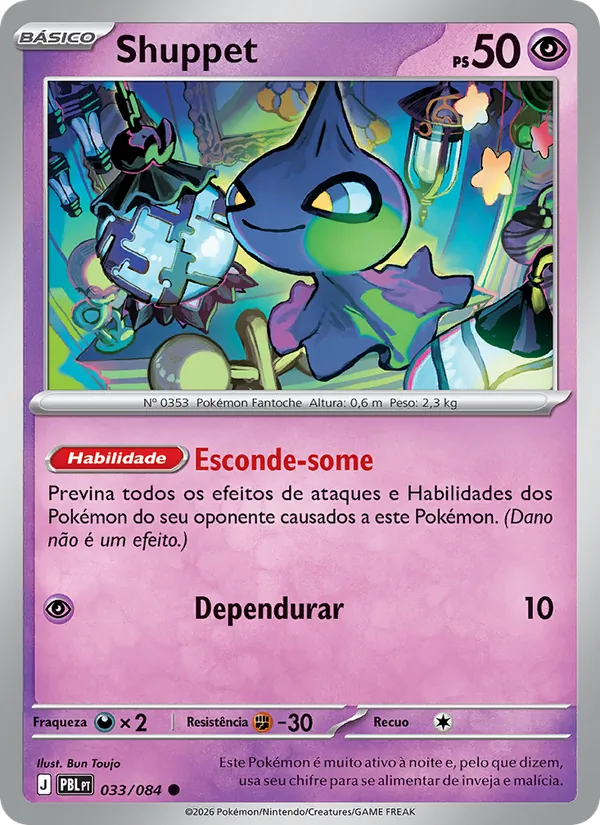 Carta Shuppet do set Escuridão Absoluta