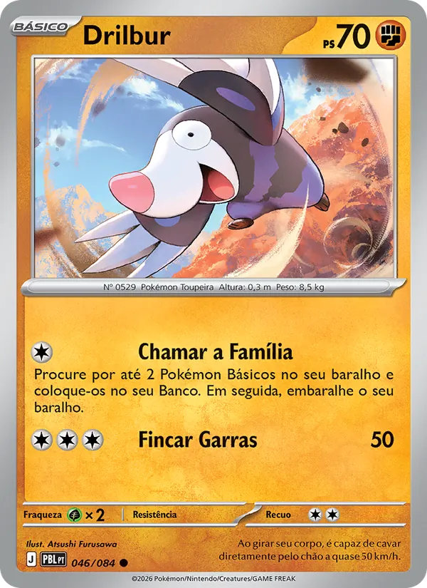Carta Drilbur do set Escuridão Absoluta