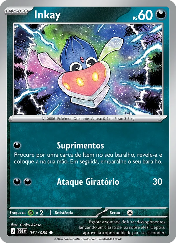 Carta Inkay do set Escuridão Absoluta