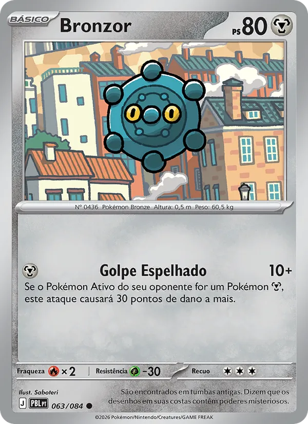 Carta Bronzor do set Escuridão Absoluta