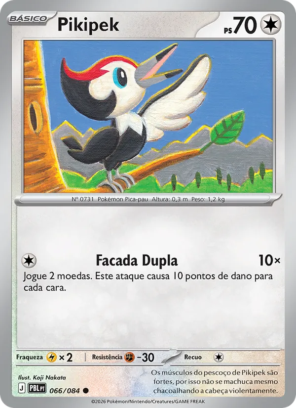 Carta Pikipek do set Escuridão Absoluta