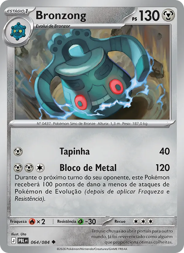 Carta Bronzong do set Escuridão Absoluta