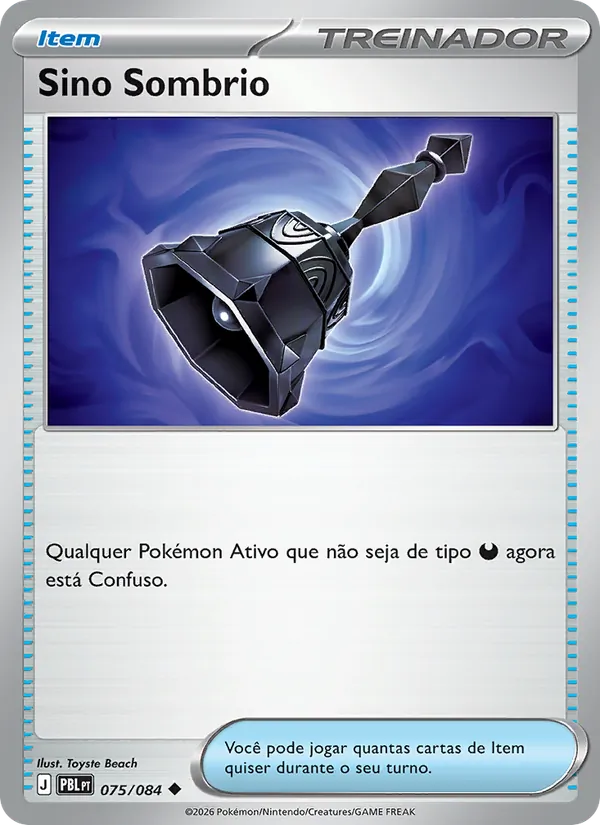 Carta Sino Sombrio do set Escuridão Absoluta