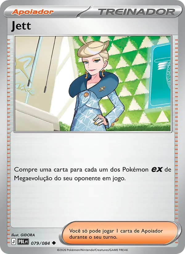 Carta Jett do set Escuridão Absoluta