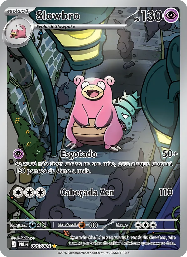 Carta Slowbro do set Escuridão Absoluta