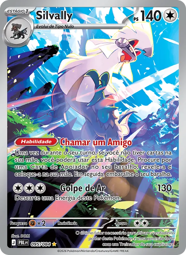 Carta Silvally do set Escuridão Absoluta