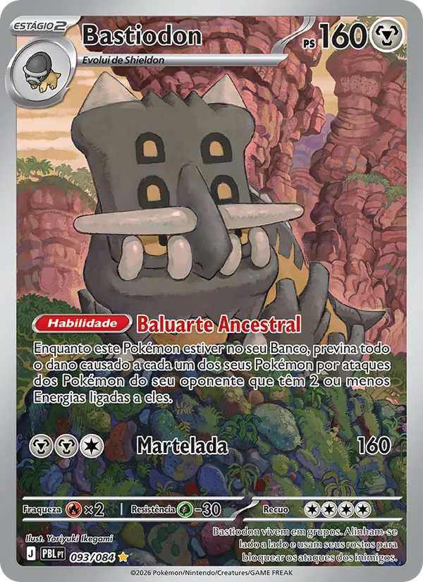 Carta Bastiodon do set Escuridão Absoluta