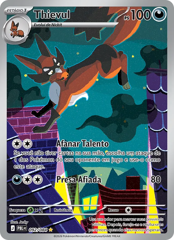 Carta Thievul do set Escuridão Absoluta